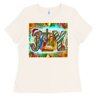 Bone joy jesus Ladies Tee - CowhideDigitalArt