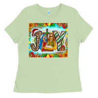 Matcha joy jesus Ladies Tee - CowhideDigitalArt