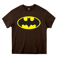 Chocolate Brown bat classic Heavy Core Tee - linhVisuals