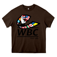 Chocolate Brown #world boxing council Heavy Core Tee - linhVisuals