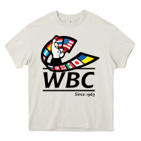 Cream #world boxing council Heavy Core Tee - linhVisuals