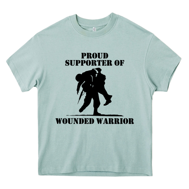 Wounded War Heavy Core Tee by linhVisuals | Teevron