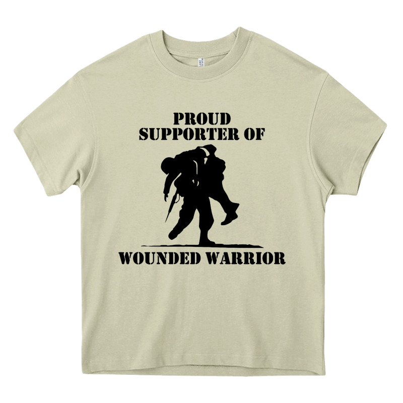 Wounded War Heavy Core Tee by linhVisuals | Teevron