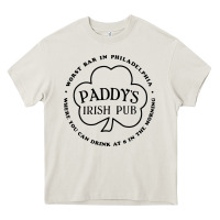 Cream paddys irish pub Heavy Core Tee - linhVisuals
