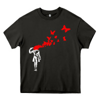 Asphalt banksy Heavy Core Tee - linhVisuals