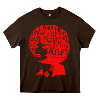 Chocolate Brown angela davis political activist Heavy Core Tee - linhVisuals