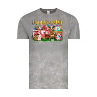 Cloud Rock Happy Easter Animal Car Vintage Tee - CowhideDigitalArt