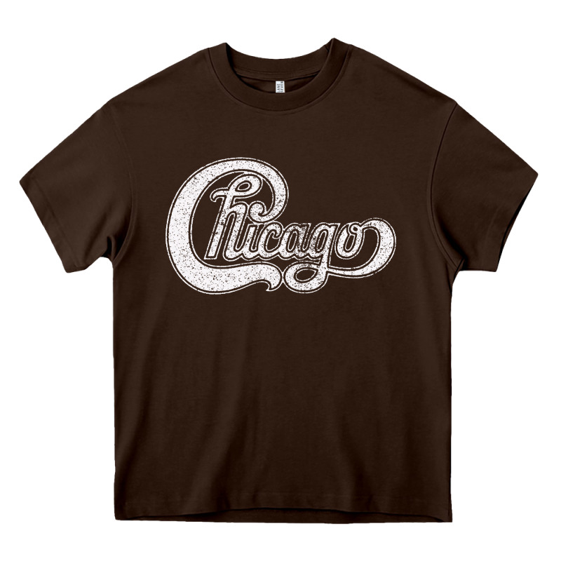 Chicago Retro Styled Faded Design Heavy Core Tee by linhVisuals | Teevron