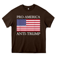 Pro America Anti Trump Shirt   American Usa Flag Resist T Shirt Heavy Core Tee | Teevron