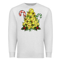 Oatmeal Heather softball christmas tree Premium Sweatshirt - RanaPortraitStore