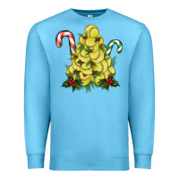 Ocean Blue softball christmas tree Premium Sweatshirt - RanaPortraitStore