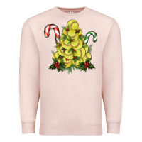 Pale Pink softball christmas tree Premium Sweatshirt - RanaPortraitStore