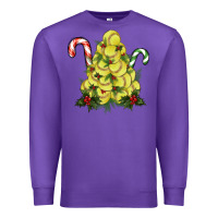 Purple softball christmas tree Premium Sweatshirt - RanaPortraitStore