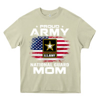 Mossy proud army national guard mom with american flag gift pullover hoodie Heavy Core Tee - linhVisuals