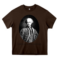 Chocolate Brown comte de saint germain occultist philosopher Heavy Core Tee - linhVisuals