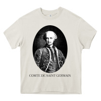 Cream comte de saint germain occultist philosopher Heavy Core Tee - linhVisuals