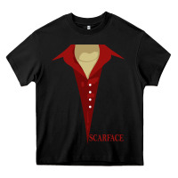 Black scarface Heavy Core Tee - linhVisuals