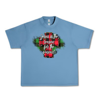 Pebble Blue Jesus is the Reason For The Season Urban Heavy Tee - CowhideDigitalArt