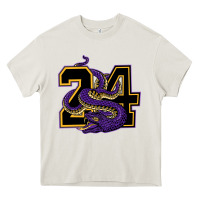 Cream Mamba #24 Heavy Core Tee - linhVisuals