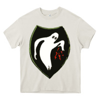 Cream season  ghost army Heavy Core Tee - linhVisuals