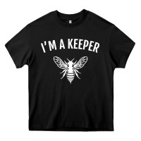 Black beekeeper im a keeper Heavy Core Tee - linhVisuals