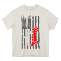 Cream rc racing american flag radio control rc car t shirt Heavy Core Tee - linhVisuals