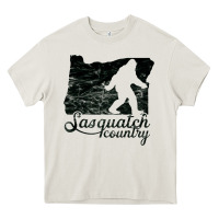 Cream sasquatch country   sasquatch Heavy Core Tee - linhVisuals