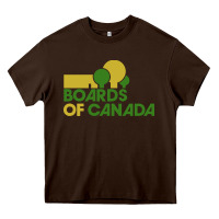 Chocolate Brown boards of canada music Heavy Core Tee - linhVisuals