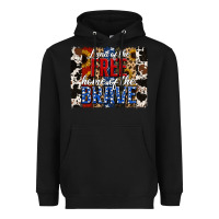 Black Land of the Free Home of the Brave Brushstroke Heavyweight Hoodie - Jasminsmagicworld