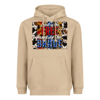 Mushroom Land of the Free Home of the Brave Brushstroke Heavyweight Hoodie - Jasminsmagicworld
