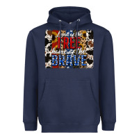 Navy Land of the Free Home of the Brave Brushstroke Heavyweight Hoodie - Jasminsmagicworld