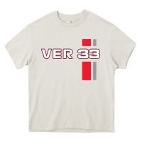 Cream race 33 Heavy Core Tee - linhVisuals