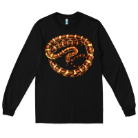 Black Corn Snake Illustrations Long Sleeve Tee - LillyAllenDesigns