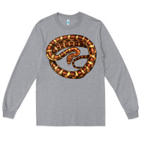 Heather Grey Corn Snake Illustrations Long Sleeve Tee - LillyAllenDesigns