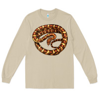 Mushroom Corn Snake Illustrations Long Sleeve Tee - LillyAllenDesigns