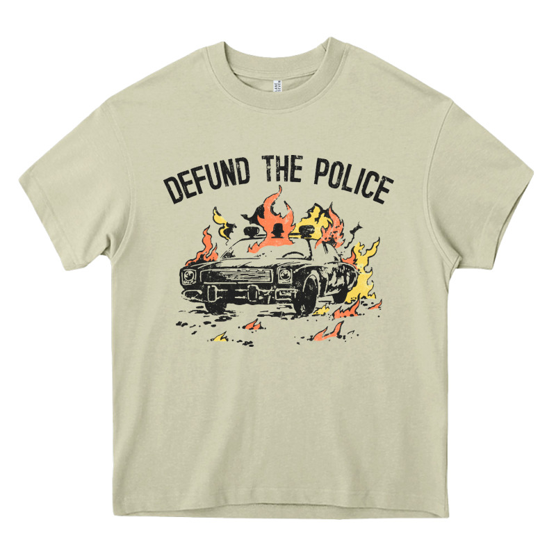 Defund The Police Heavy Core Tee by linhVisuals | Teevron