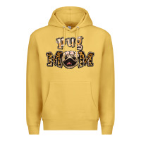 Antique Gold Pug Mom Premium Hoodie - Jasminsmagicworld