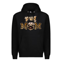 Black Pug Mom Premium Hoodie - Jasminsmagicworld