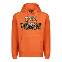 Carrot Pug Mom Premium Hoodie - Jasminsmagicworld