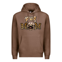 Chestnut Pug Mom Premium Hoodie - Jasminsmagicworld