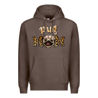 Coffee Pug Mom Premium Hoodie - Jasminsmagicworld