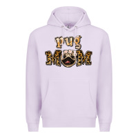 Lilac Pug Mom Premium Hoodie - Jasminsmagicworld