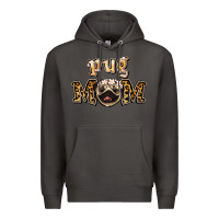 Smoke Pug Mom Premium Hoodie - Jasminsmagicworld
