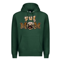 Sports Green Pug Mom Premium Hoodie - Jasminsmagicworld