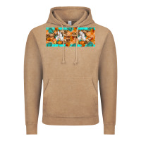 Goat Family Fall Vintage Hoodie | Teevron