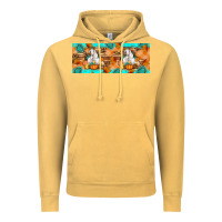 Vintage Mustard Goat Family Fall Vintage Hoodie - Artiststas