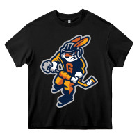 Black greenville swamp rabbits Heavy Core Tee - linhVisuals