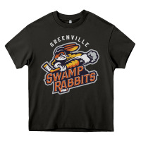 Asphalt greenville swamp rabbits Heavy Core Tee - linhVisuals