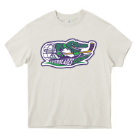 Cream florida everblades Heavy Core Tee - linhVisuals