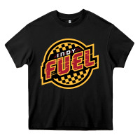 Black indy fuel Heavy Core Tee - linhVisuals